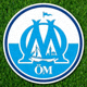 马赛球队白色蓝色队徽标志